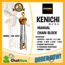 KENICHI Chain Block Takel Manual 0,5 Ton 5 METER "JAPAN"