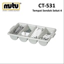 Tempat Sendok Sekat 4 / tempat sumpit