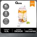 Oxone OX337 Decanter Wadah Toples Air 6.3 L High Quality Glass