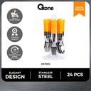 Oxone OX7000  Cultury Set 24 Pcs Stainless Steel Dapur Garpu Makan