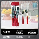 Oxone OX5300 16Pcs Cutlery Set In Capsule Sendok Garpu Makan