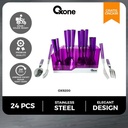 Oxone OX9200 24Pcs Cutlery Set Stainless Steel Garpu Sendok Makan Kitchenware