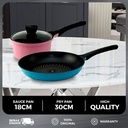 Oxone OX1830SF Pink Pot & Blue Fry Pan