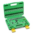 Tekiro 1/4 Inch Socket Set Plastik 46 Pcs /Kunci Sock Set / Socket Set / Tools - Alat Perkakas