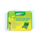 Tekiro 1/4 Inch Socket Set Plastik 41 Pcs /Kunci Sock Set / Socket Set / Tools - Alat Perkakas