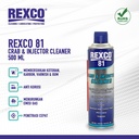 Rexco 81 Pembersih Karburator dan Injektor (Cleaner) 500 Ml