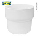 IKEA FORENLIG Pot Tanaman Putih 9 cm