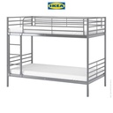 IKEA SVARTA Rangka Tempat Tidur Tingkat 90x200 cm