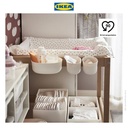 IKEA ONSKLIG Keranjang Meja Ganti Popok Putih Isi 4pcs