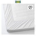 IKEA LENAST Pelindung Kasur / Matras Putih 60x120 cm
