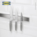 IKEA KUNGSFORS Tempat Pisau Magnet Dinding Bahan Baja Tahan Karat 56cm