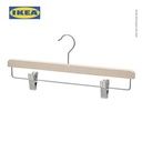 IKEA BUMERANG Gantungan Baju dari Bahan Alami Dengan Penjepit