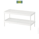 IKEA MACKAPAR Rak Tempat Sepatu 2 Tingkat Putih Minimalis 78x32x40 cm
