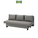 IKEA ALVDALEN Sofa Bed 3 Dudukan Minimalis Knisa Abu-Abu/Krem