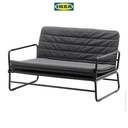 IKEA HAMMARN Sofa Bed Knisa Abu-Abu Tua 120cm