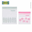 IKEA ISTAD Kantong Plastik Klip Penyimpan 0,4L dan 1L Isi 60 pcs