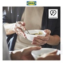 IKEA OFTAST Mangkuk Keramik Putih Ukuran 15cm