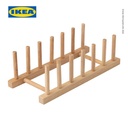 IKEA OSTBIT Tempat Piring Bahan Bambu Berkualitas