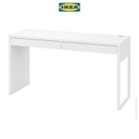 IKEA MICKE Meja Kerja dengan Laci Putih 142x50 cm