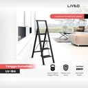 Tangga Rumahan Lipat Alumunium LIVEO LV-184 / Ladder 4 Step