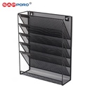 SAPPORO TJURA - Rak Dokumen | File Rack | Document Shelf Organizer Besi Hitam