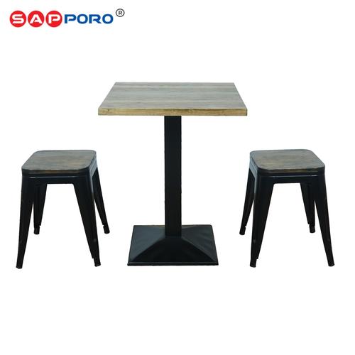 SAPPORO DOKKA - Meja Makan Set | Meja Tolix Set | Dining Table Set