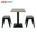 SAPPORO DOKKA - Meja Makan Set | Meja Tolix Set | Dining Table Set