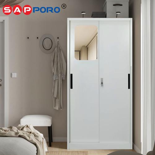 SAPPORO SABINA - Lemari Pakaian Besi Sliding Door