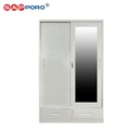 SAPPORO VIANOVA - Lemari Pakaian Besi Sliding Door Cermin