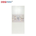 SAPPORO ANCONA - Lemari Pakaian Besi 2 Pintu | Steel Wardrobe 2 Doors