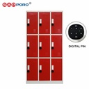 SAPPORO KOLN 9 - Loker Besi 9 Pintu | Steel Locker 9 Doors
