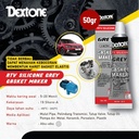 Lem Tahan Panas Super Gasket Sealant Netral Grey Dextone 50 Gr