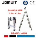 Tangga Teleskopik Lipat 5 Step T 1.4 m + 1.7 m /telescopic 1,4m + 1,7m