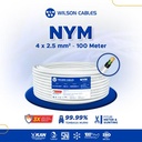 Wilson Cables - NYM 4x2.5 mm² 100 Meter - Kabel Tembaga Kawat