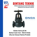 Globe Valve 1 1/2" inch Cast Iron Onda JIS 5K