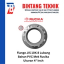 Flange PVC Rucika 4" inch AW (Tebal)