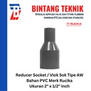 Reducer Sok / Vlok Sok 2" X 1/2" PVC Rucika AW