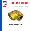 Knee / Elbow Kuningan Sambungan Pipa Ukuran 3/8 inch