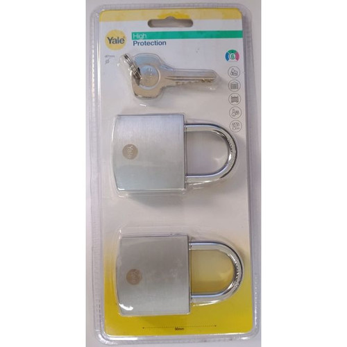 Yale Gembok Padlock Y120B-50-127-2 High Protection Padlock Solid Brass