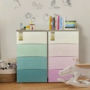 Olymplast ODC 04 M Toska Pink Lemari Laci Cabinet Susun 4 Modern
