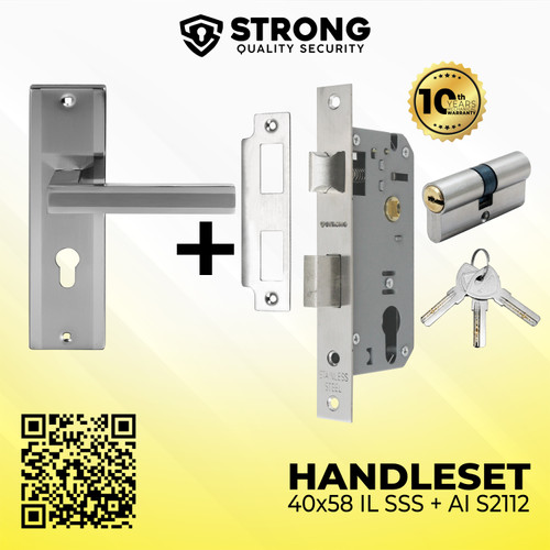 Handle set pintu tanggung / Handle set lengkap STRONG LHP AI S2112