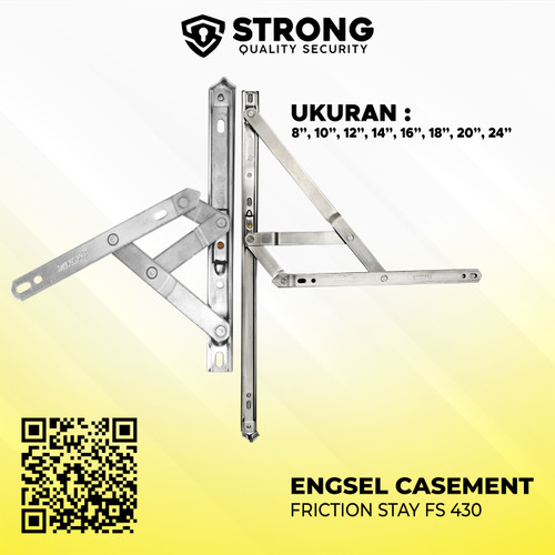 Friction Stay penahan jendela STRONG FS 430