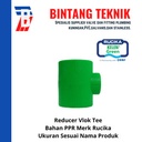 Reducer Vlok Tee PPR 2 1/2" x 1" (75 x 32 mm) Rucika