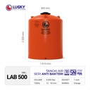 Tangki / Toren Air Antibakteri Lucky 5000 liter (LAB 500)