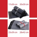 Plastik Polymailer Hitam Abu 17x30 20x30 25x39 28x42 Amplop Plastic