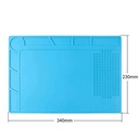 Alas Meja Kerja Service Silicone Pad Matras Solder Tahan Panas S160