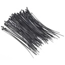 Kabel Tis Hitam 2.5x10cm 100Pcs Plastic Ties Cable Wire Zip 100 mm