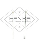 D Antenna PO-150 Antena Rig Mobil VHF HT Larsen Walkie Talkie Hitam