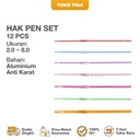 Hak Pen Set / Jarum Rajut Anti Karat / Crochet Hook