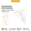 Penggaris Patchwork / Quilting Ruler Lemoyne Star (DT-10)